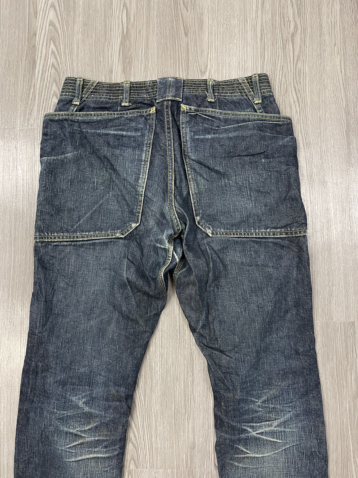 Japanese Brand × Sassafras Whole Garden Made Sassafras japan utilities pocket denim Size US 32 / EU 48 - 4 Thumbnail