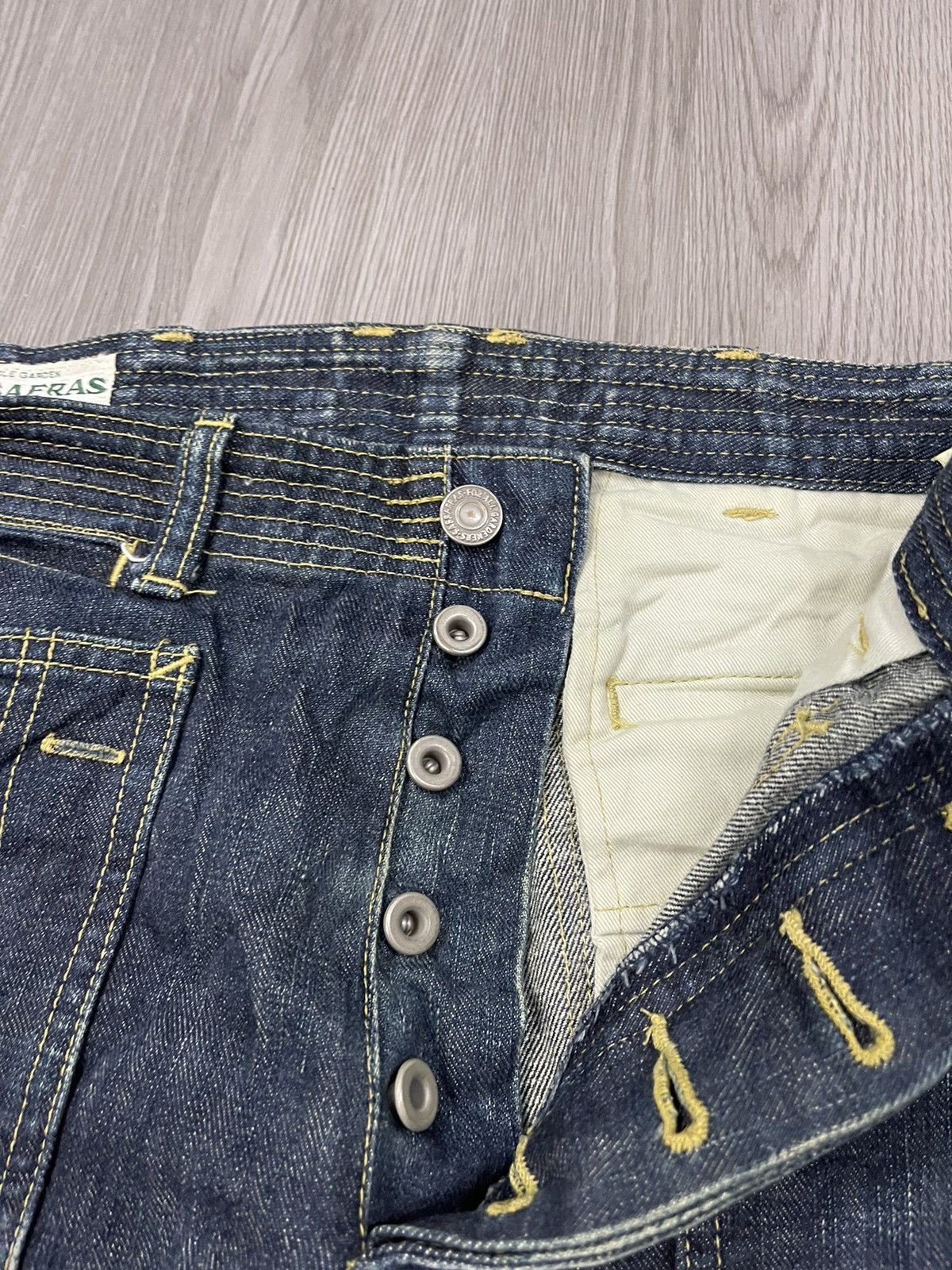 Japanese Brand × Sassafras Whole Garden Made Sassafras japan utilities pocket denim Size US 32 / EU 48 - 8 Thumbnail