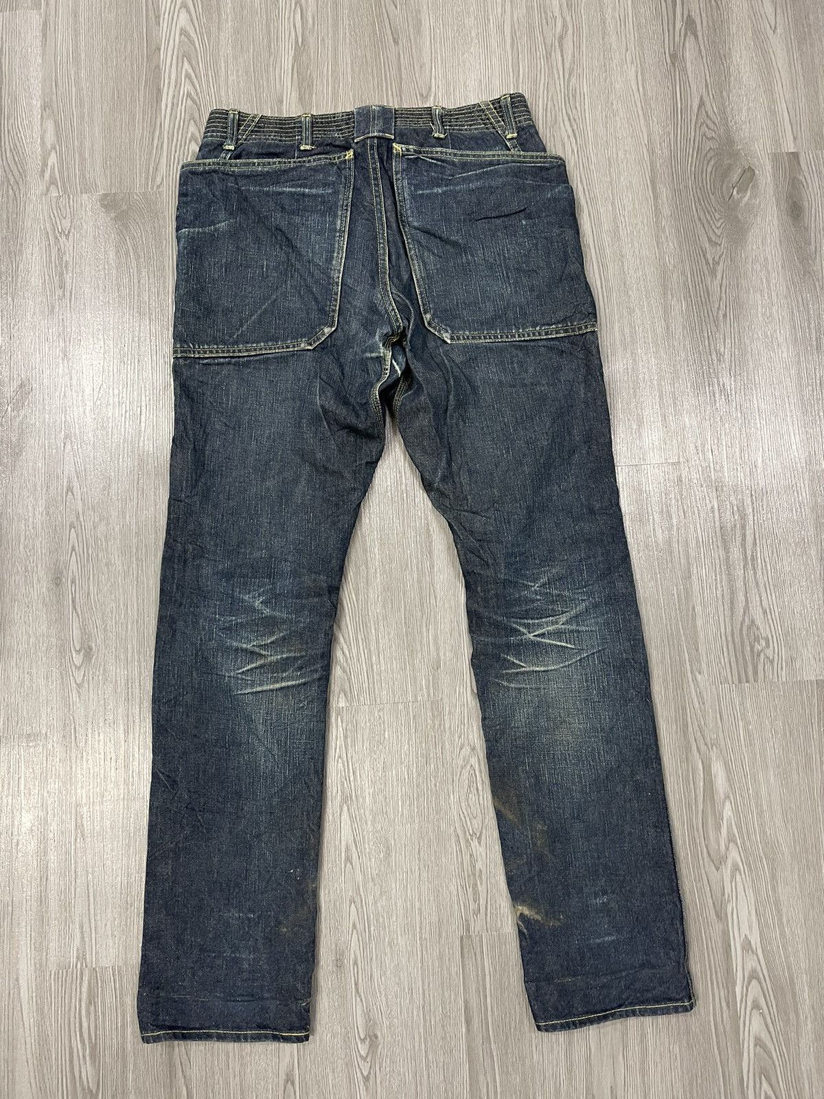 Japanese Brand × Sassafras Whole Garden Made Sassafras japan utilities pocket denim Size US 32 / EU 48 - 3 Thumbnail