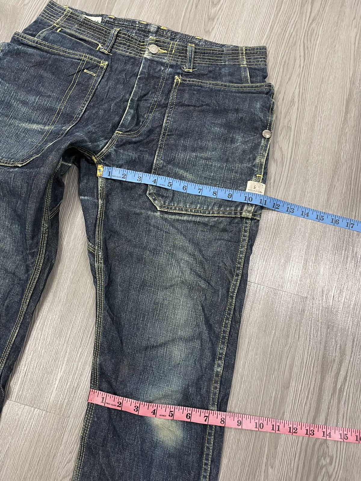 Japanese Brand × Sassafras Whole Garden Made Sassafras japan utilities pocket denim Size US 32 / EU 48 - 13 Thumbnail