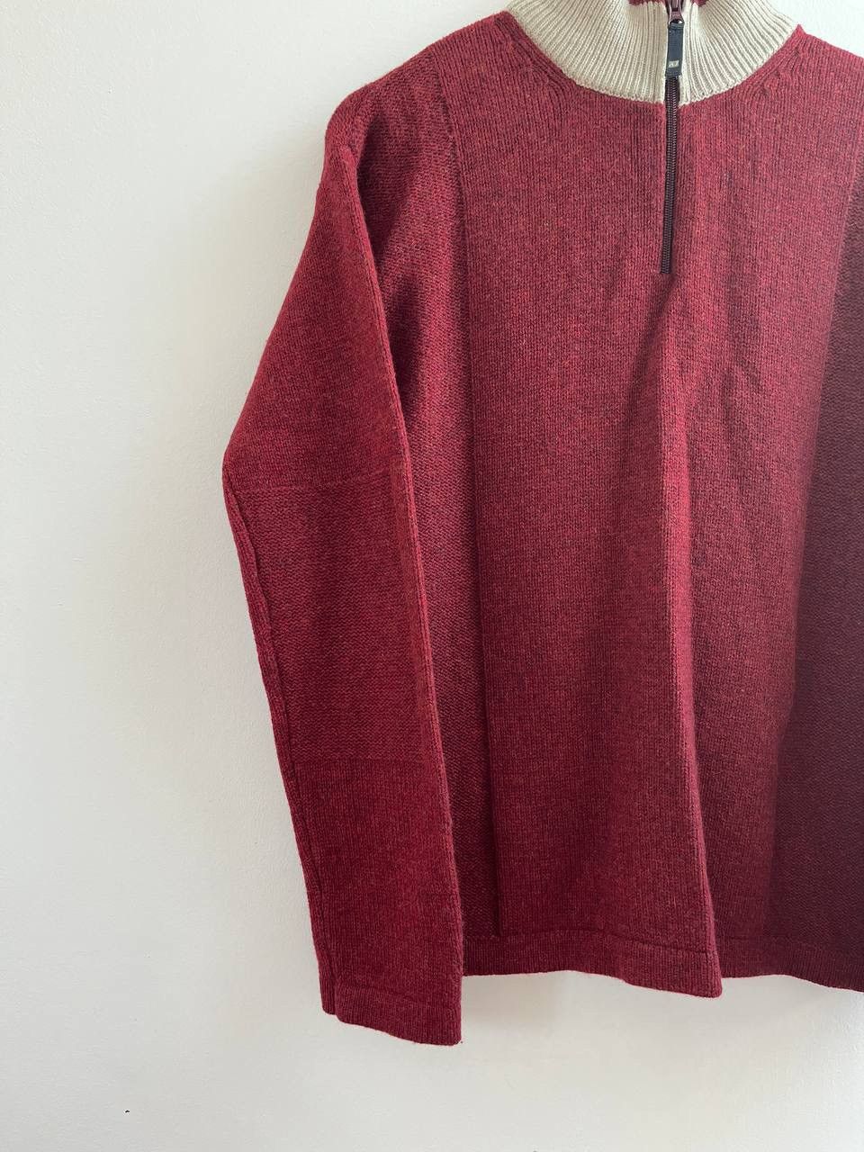 Armani × Vintage Vintage 00’s Armani Jeans Lana Wool Sweater Size US XL / EU 56 / 4 - 10 Thumbnail