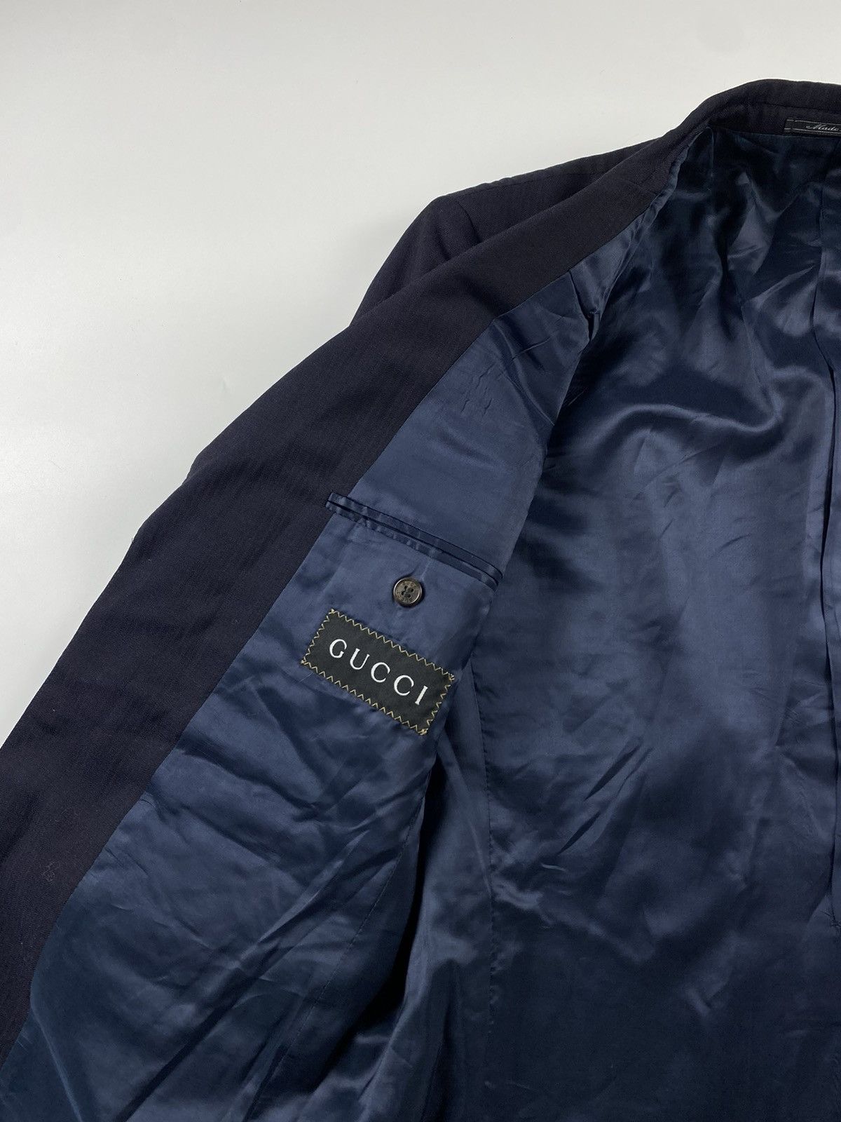 Gucci Gucci x Tom Ford Wool & Mohair Blazer Jacket Size US M / EU 48-50 / 2 - 9 Thumbnail