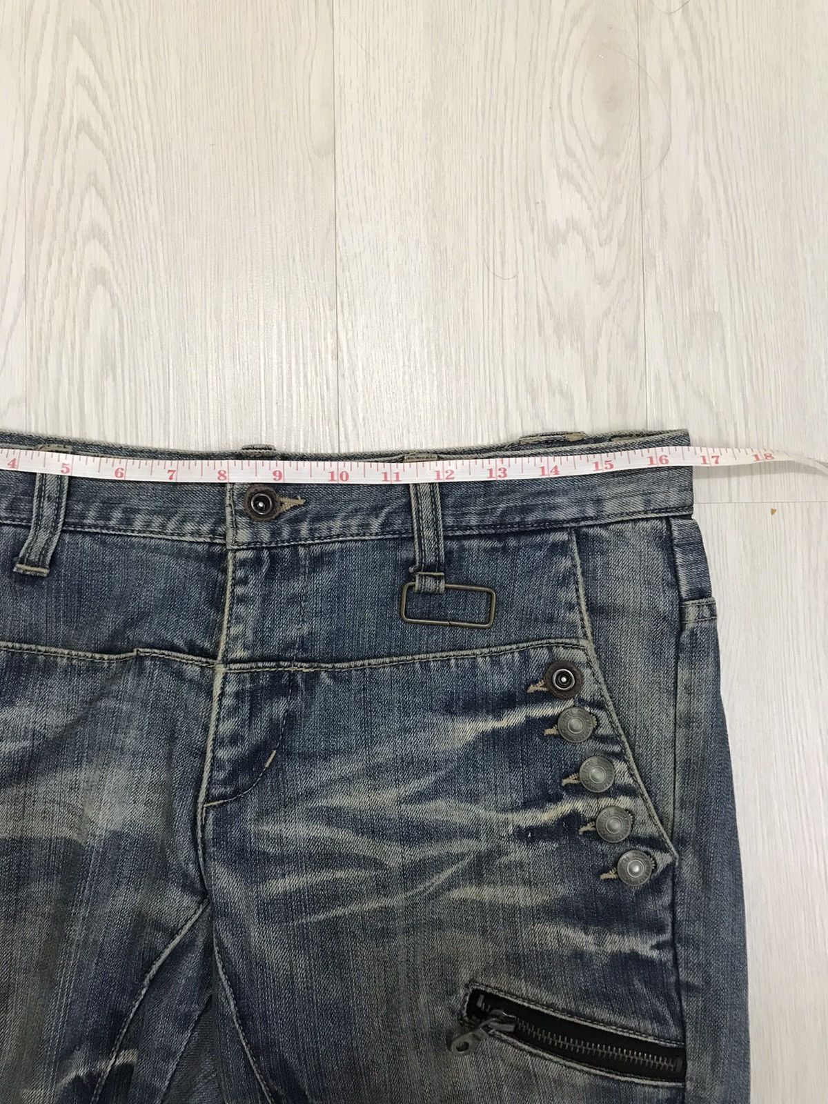 Japanese Brand × PPFM × Seditionaries Vintage PPFM Punk Distressed Jeans Skull Anarchy Size US 32 / EU 48 - 10 Thumbnail
