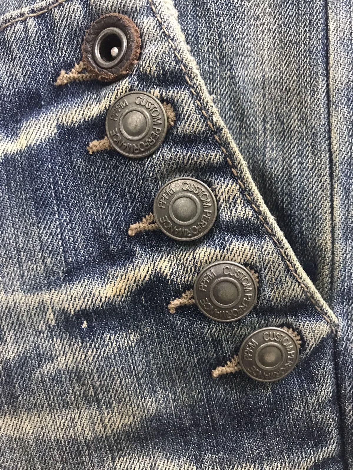 Japanese Brand × PPFM × Seditionaries Vintage PPFM Punk Distressed Jeans Skull Anarchy Size US 32 / EU 48 - 15 Thumbnail