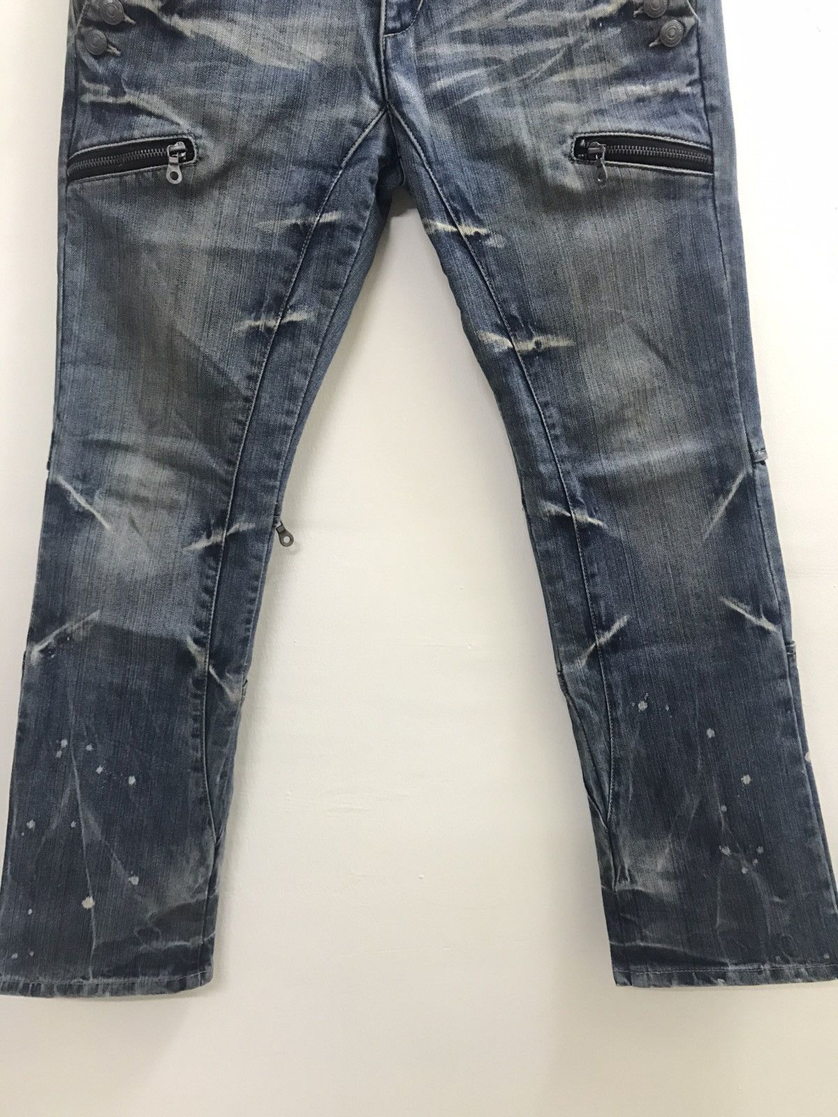 Japanese Brand × PPFM × Seditionaries Vintage PPFM Punk Distressed Jeans Skull Anarchy Size US 32 / EU 48 - 4 Thumbnail