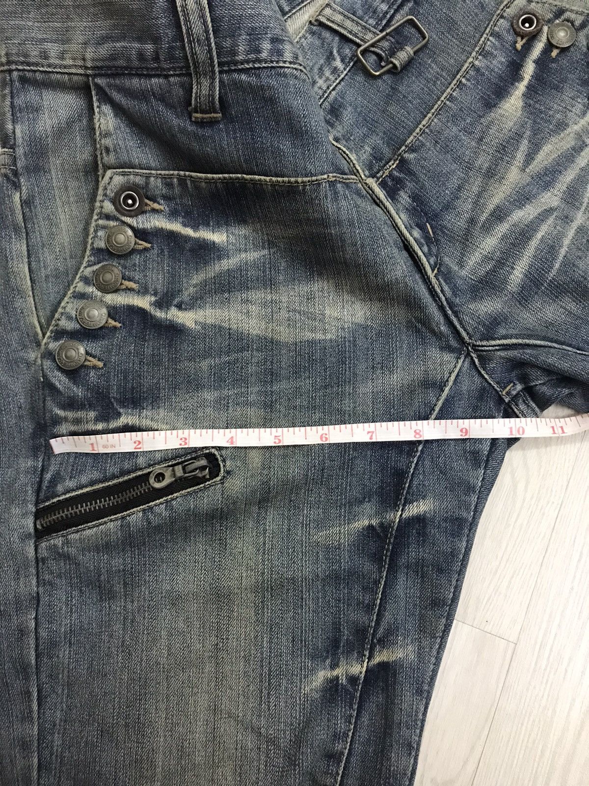 Japanese Brand × PPFM × Seditionaries Vintage PPFM Punk Distressed Jeans Skull Anarchy Size US 32 / EU 48 - 12 Thumbnail