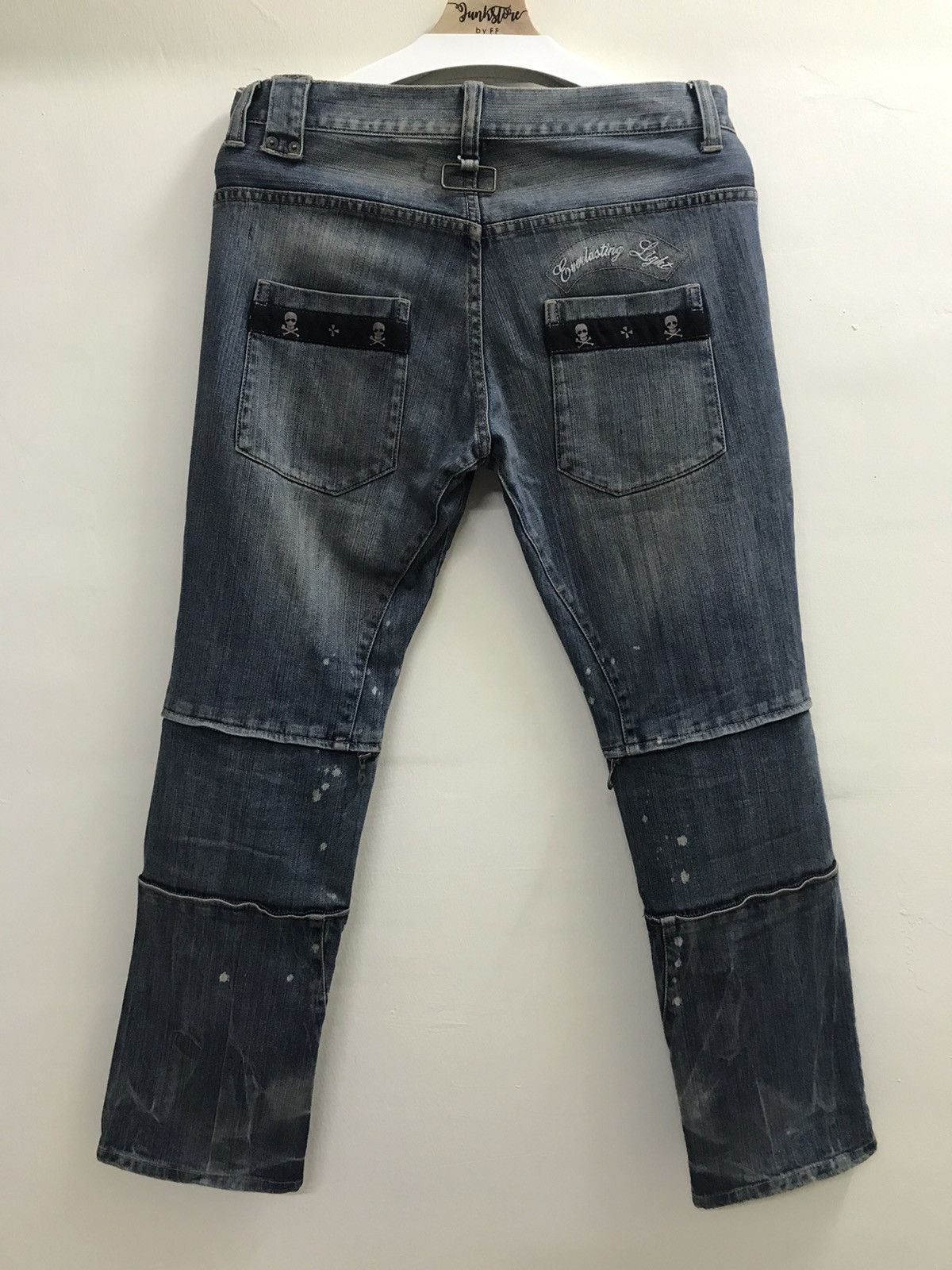 Japanese Brand × PPFM × Seditionaries Vintage PPFM Punk Distressed Jeans Skull Anarchy Size US 32 / EU 48 - 2 Thumbnail