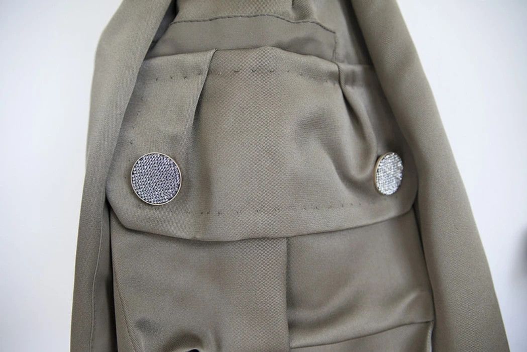 Marc Jacobs SS15 silk military green dress Size XS / US 0-2 / IT 36-38 - 5 Thumbnail