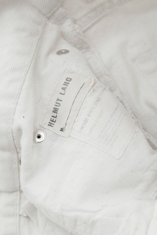 Helmut Lang Vintage white denim jeans Size US 30 / EU 46 - 6 Thumbnail