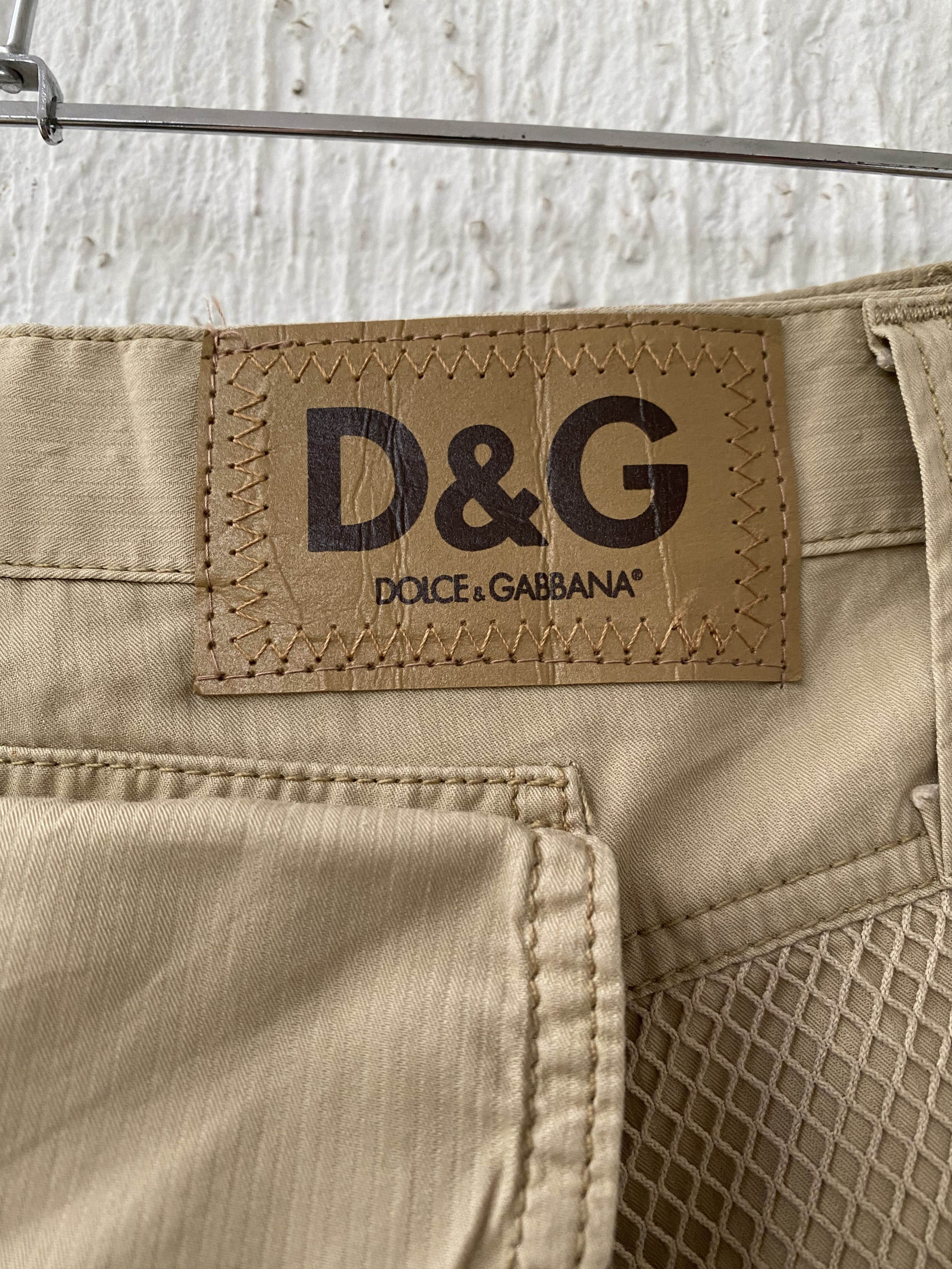 Dolce & Gabbana archive parachute mesh bondage cargo cropped pant Size US 34 / EU 50 - 6 Thumbnail