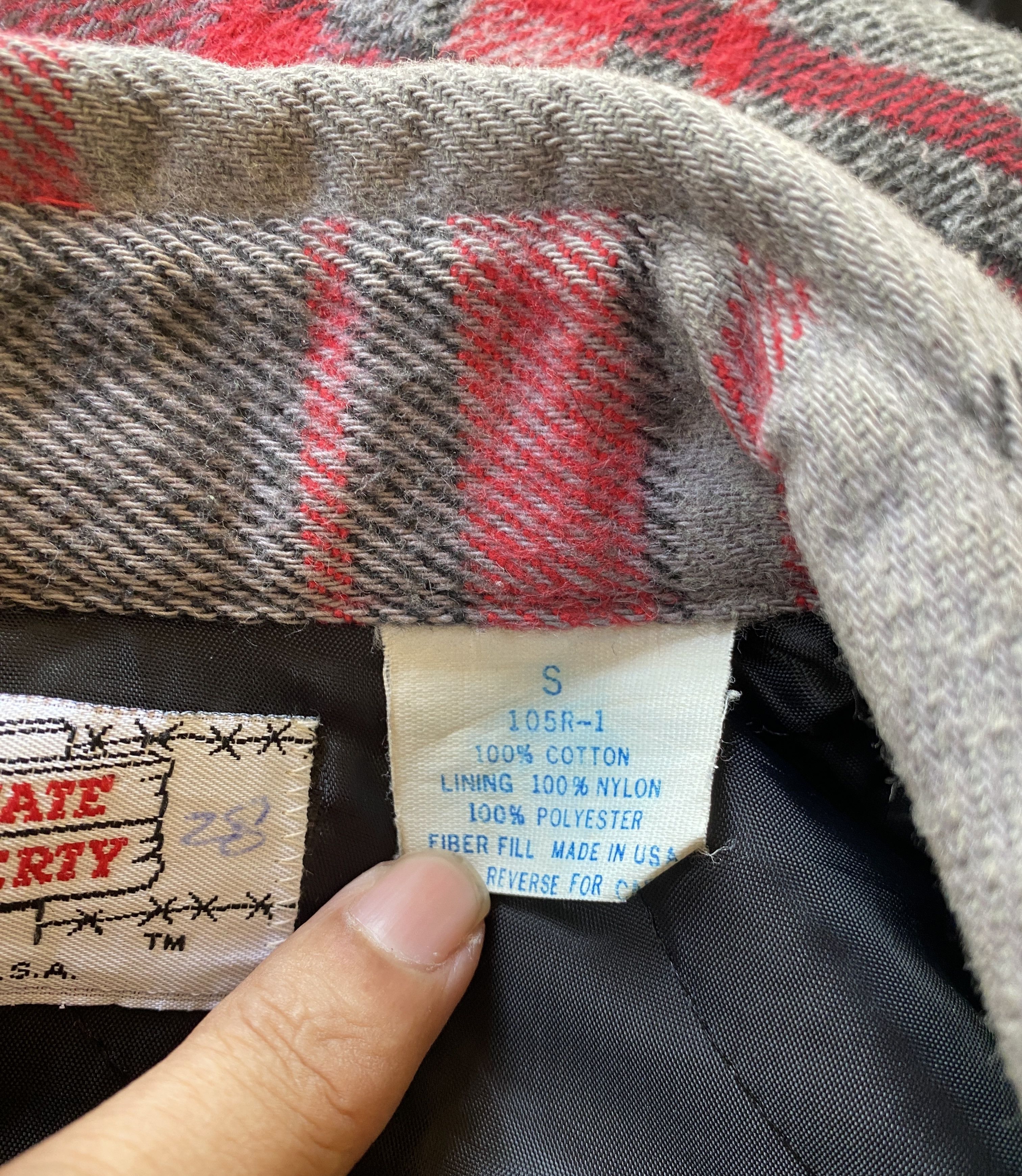 Flannel VINTAGE PRIVATE PROPERTY FLANNEL PLAID SHIRT Size US S / EU 44-46 / 1 - 10 Thumbnail