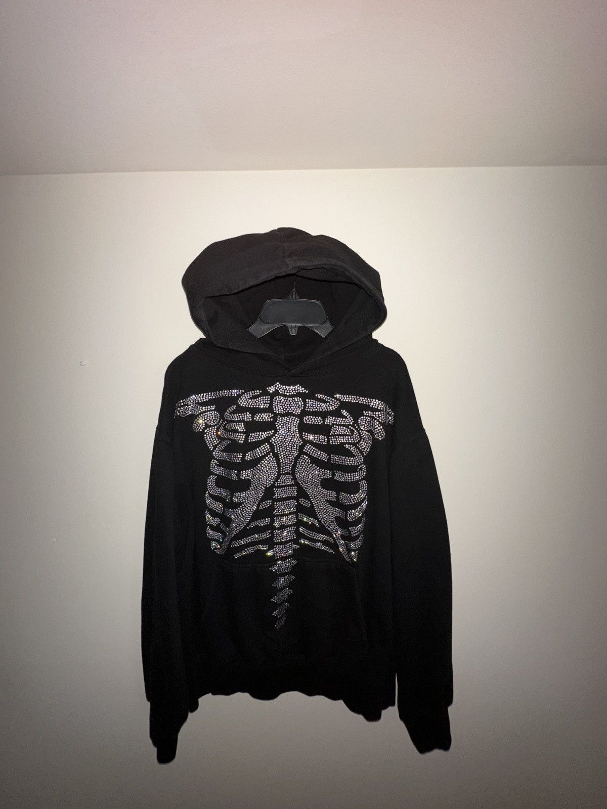 PreciousPiecesLA skeleton Rhinestone Hoodie