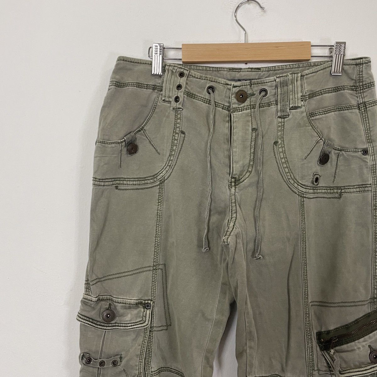 Japanese Brand Marrakech Utility Multipocket Rare Design Cargo Pants Size US 33 - 3 Thumbnail