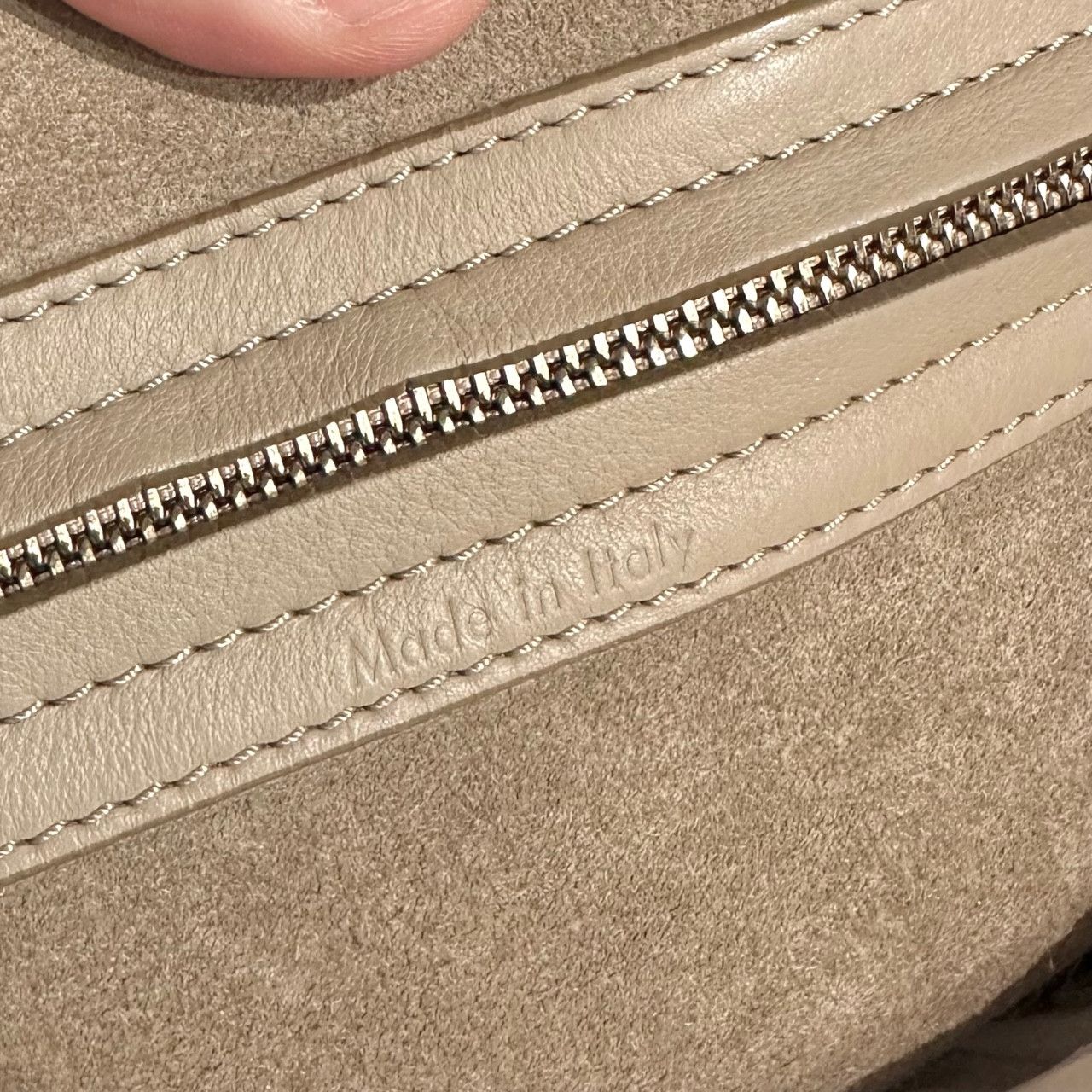 Celine Céline Taupe Medium Phantom Luggage Smooth Leather Handbag Size ONE SIZE - 13 Thumbnail