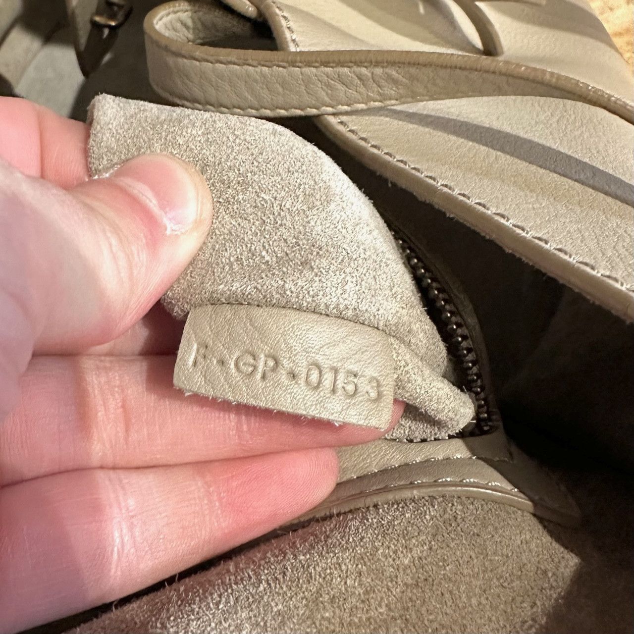 Celine Céline Taupe Medium Phantom Luggage Smooth Leather Handbag Size ONE SIZE - 12 Thumbnail