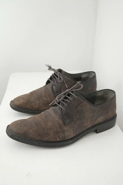 Lanvin 2011 Goat Leather Shoes in Brown, Men's (Size 8.5)