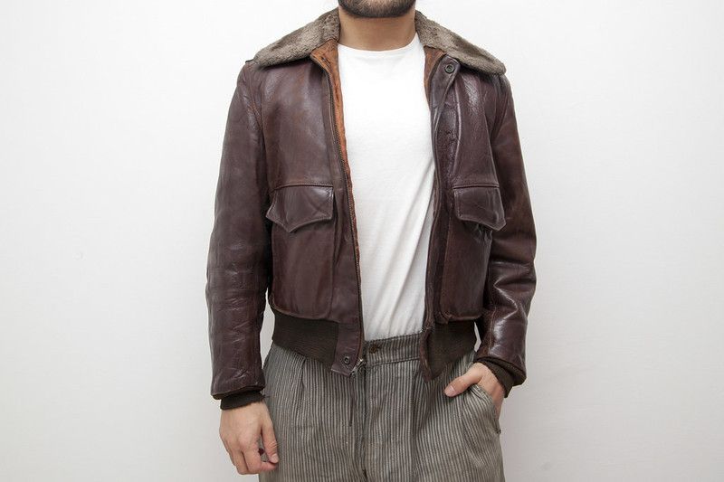 1950's Monarch A2 horse leather jacket