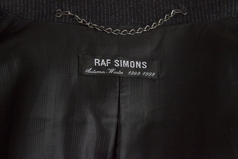 Raf Simons AW98 destroyed pinstripe blazer Size 40R - 8 Thumbnail