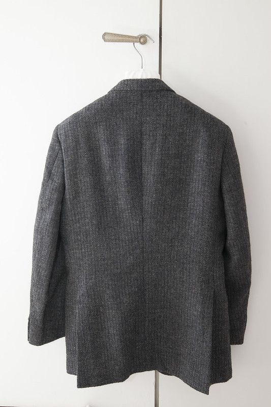 Hart Schaffner Marx Grey wool blazer Size 38S - 3 Thumbnail