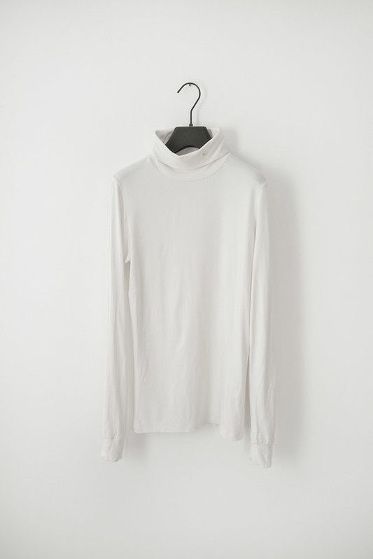 image of Raf Simons Aw04 Turtleneck Top in White, Men's (Size Small)