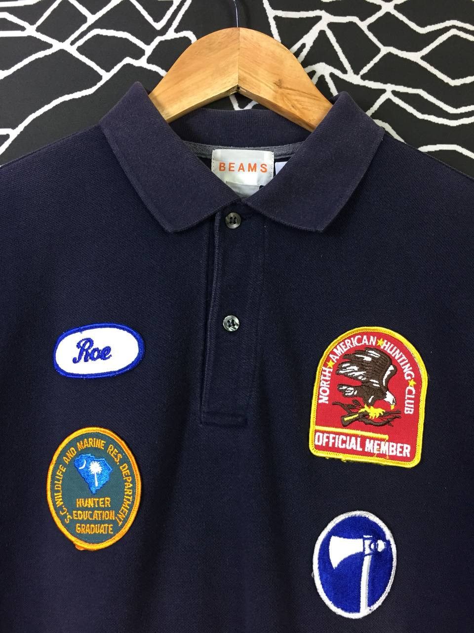 Beams Plus BEAMS North American Hunting Club Patch Polo Tee Size US M / EU 48-50 / 2 - 3 Thumbnail