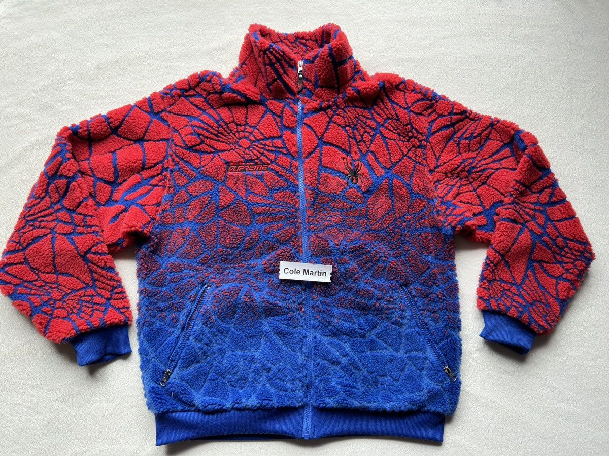 Supreme/Spyder Web Polar Fleece Jacket FW22 | 100% Authentic | Size M Sealed