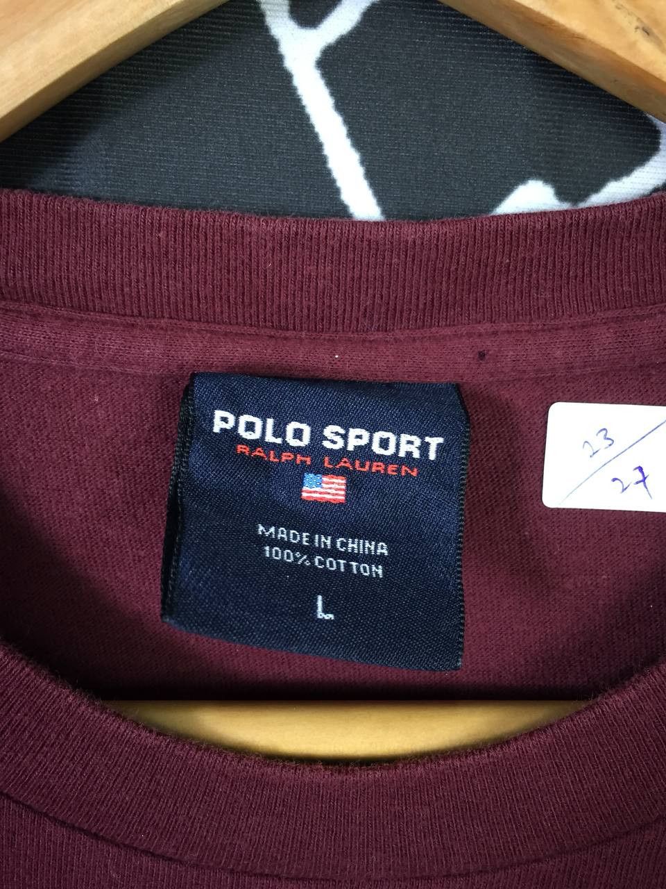 Polo Ralph Lauren Vtg Polo Sport Ralph Lauren Tournament 1967 Tee Size US L / EU 52-54 / 3 - 6 Thumbnail