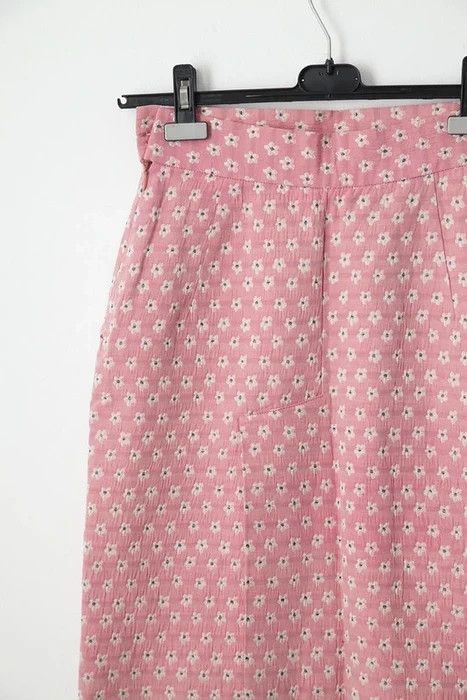 Vivienne Westwood Vintage pink daisy embroideries skirt Size 30" / US 8 / IT 44 - 4 Thumbnail