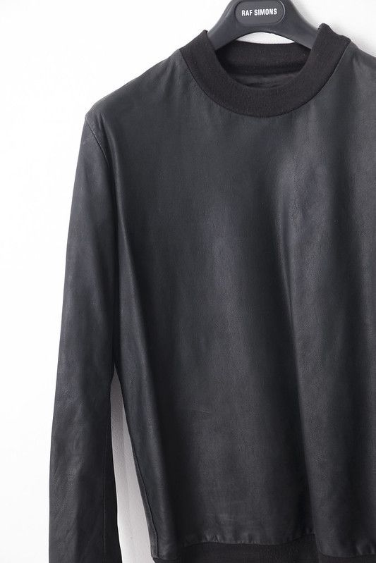 Raf Simons AW99 leather sweater Size US M / EU 48-50 / 2 - 3 Thumbnail