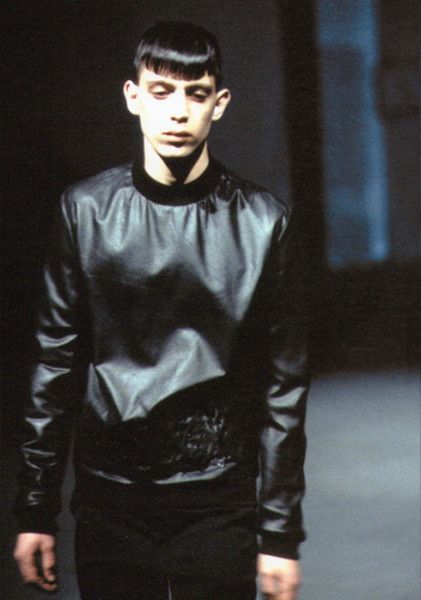 Raf Simons AW99 leather sweater Size US M / EU 48-50 / 2 - 2 Thumbnail