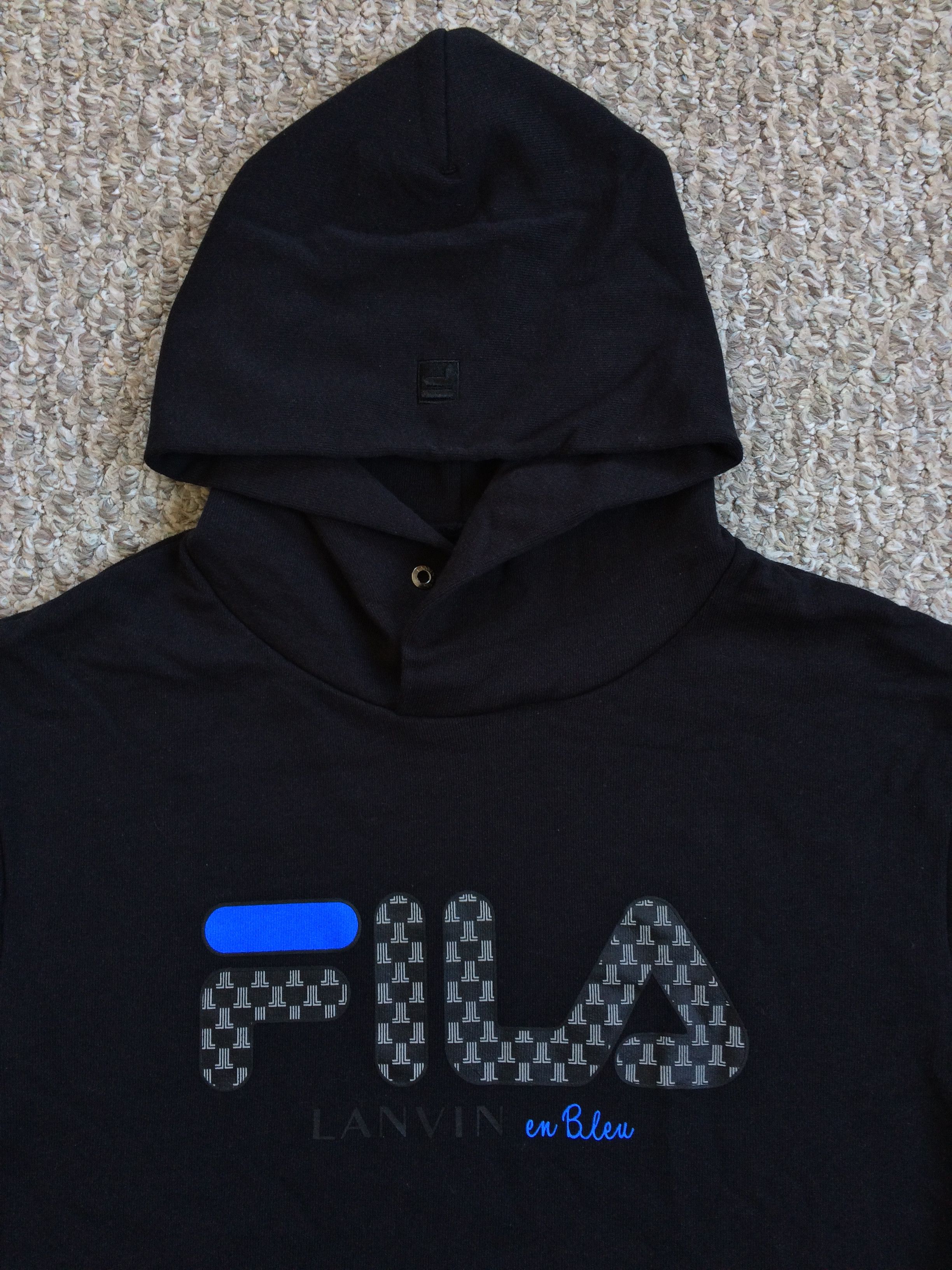 Fila S/S 2020 Fila x Lanvin En Bleu Hoodie Size US M / EU 48-50 / 2 - 2 Thumbnail