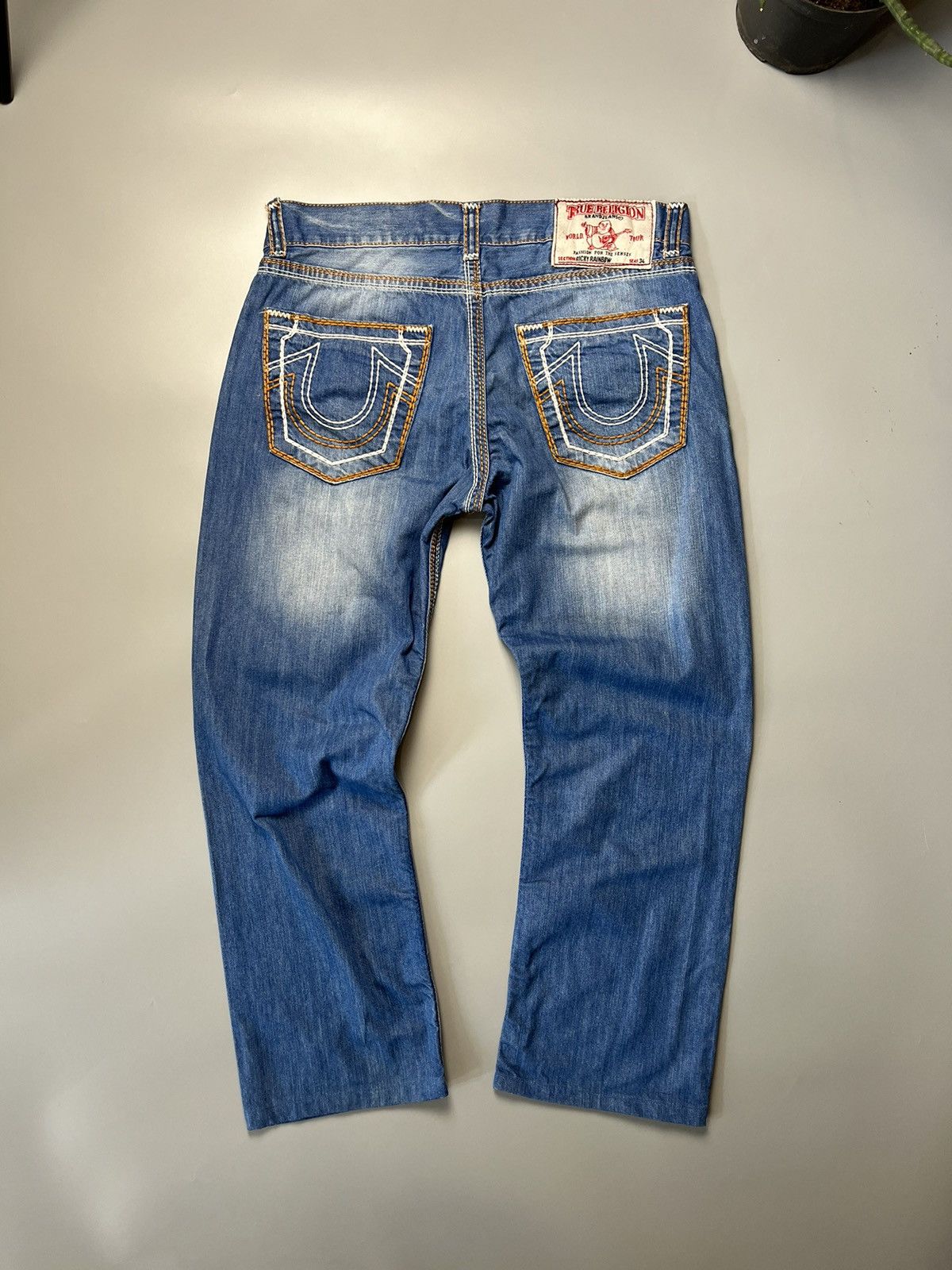 image of Vintage True Religion Jeans Made In Usa 36 in Blue, Men's