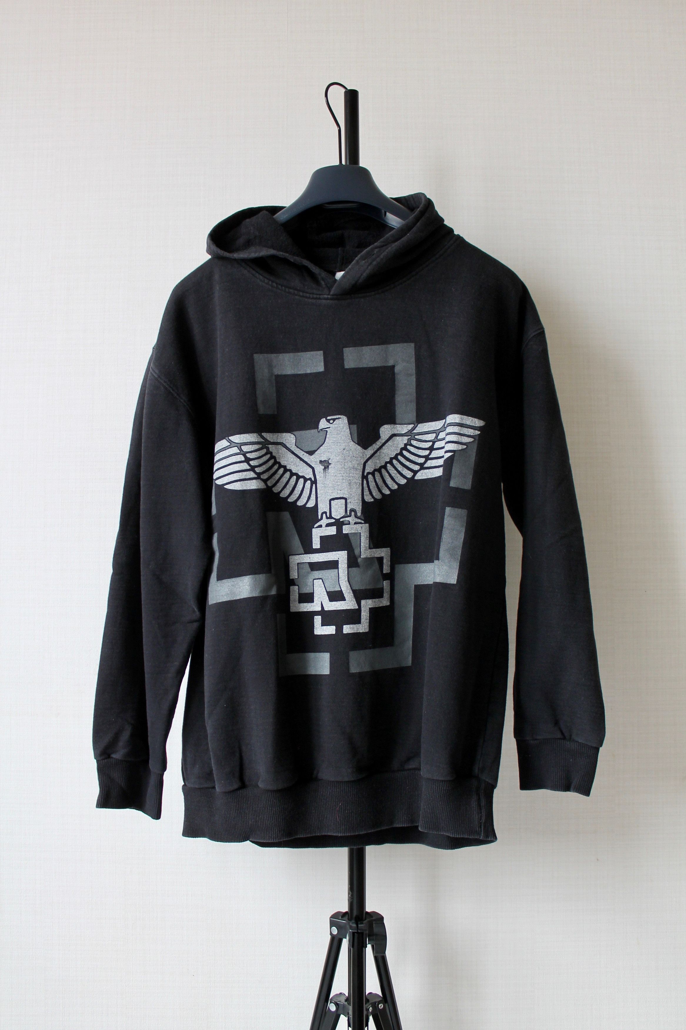 Band Tees RAMMSTEIN Hoodie Faded Black Rare Vintage Size US S / EU 44-46 / 1 - 2 Thumbnail