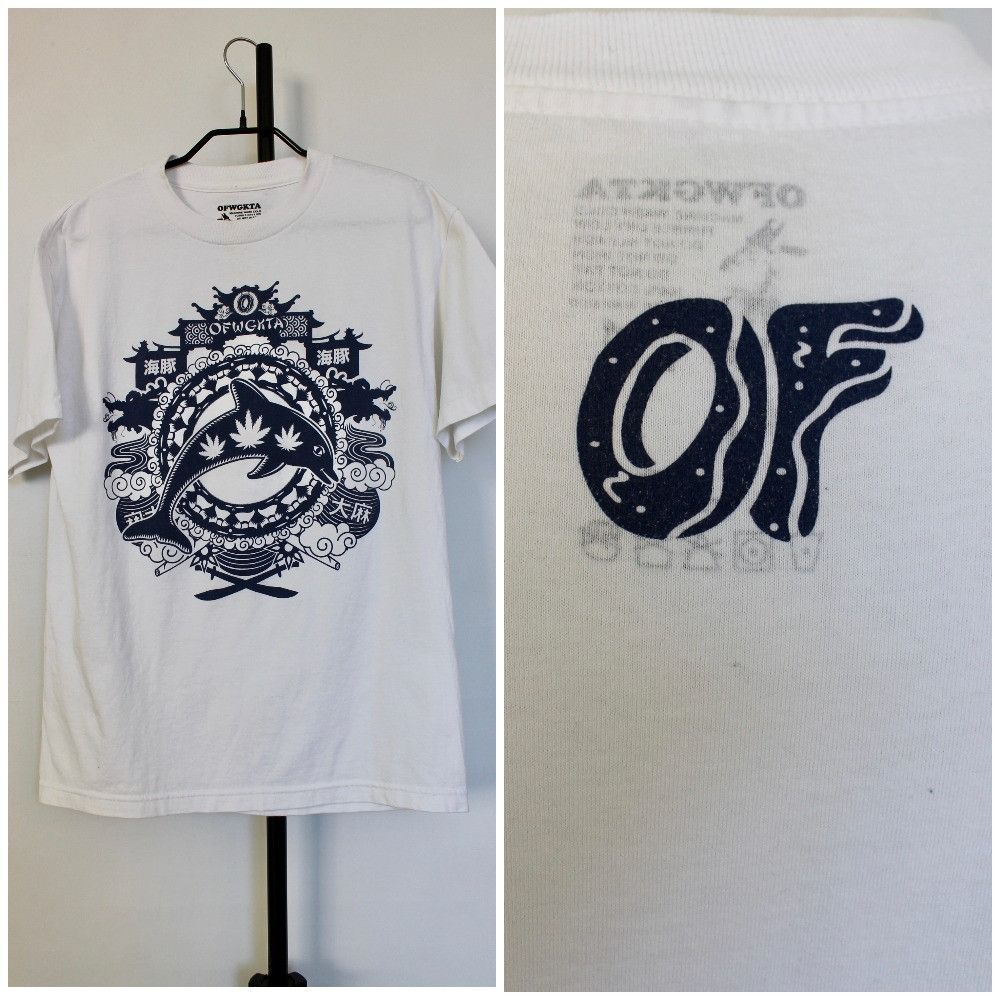 Odd Future OFWGKTA ODD Future Dolphin Print T shirt size M Size US M / EU 48-50 / 2 - 1 Thumbnail