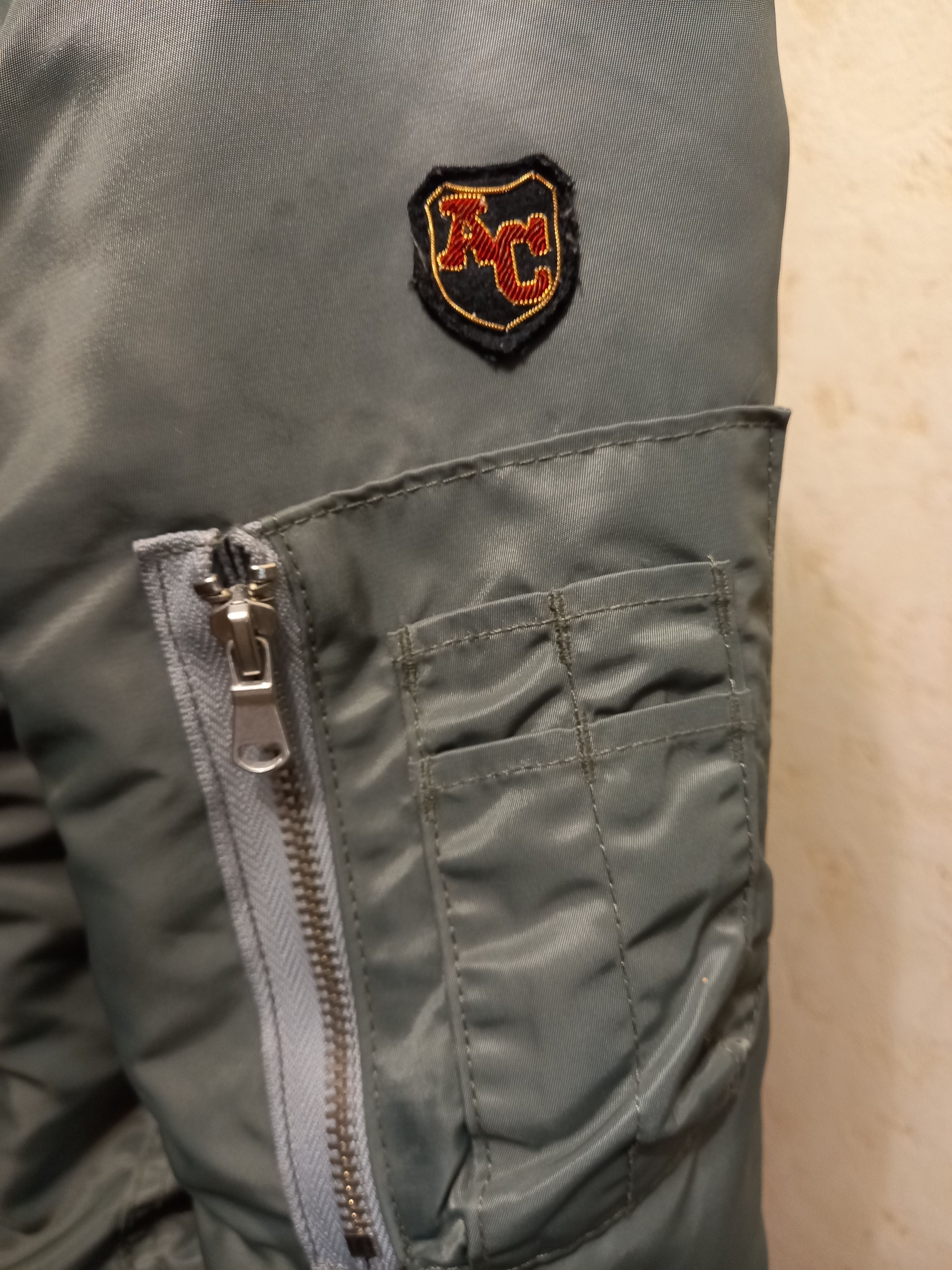 Schott Vintage Schott American College Bomber Jacket Size M / US 6-8 / IT 42-44 - 5 Thumbnail