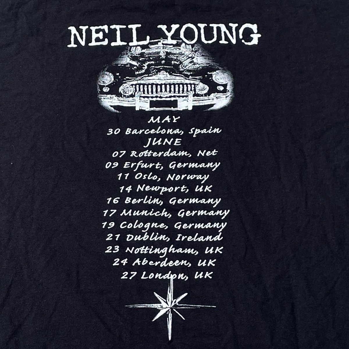 Band Tees × Vintage Vintage Neil Young rock band tee eric clapton john lennon Size US L / EU 52-54 / 3 - 6 Thumbnail