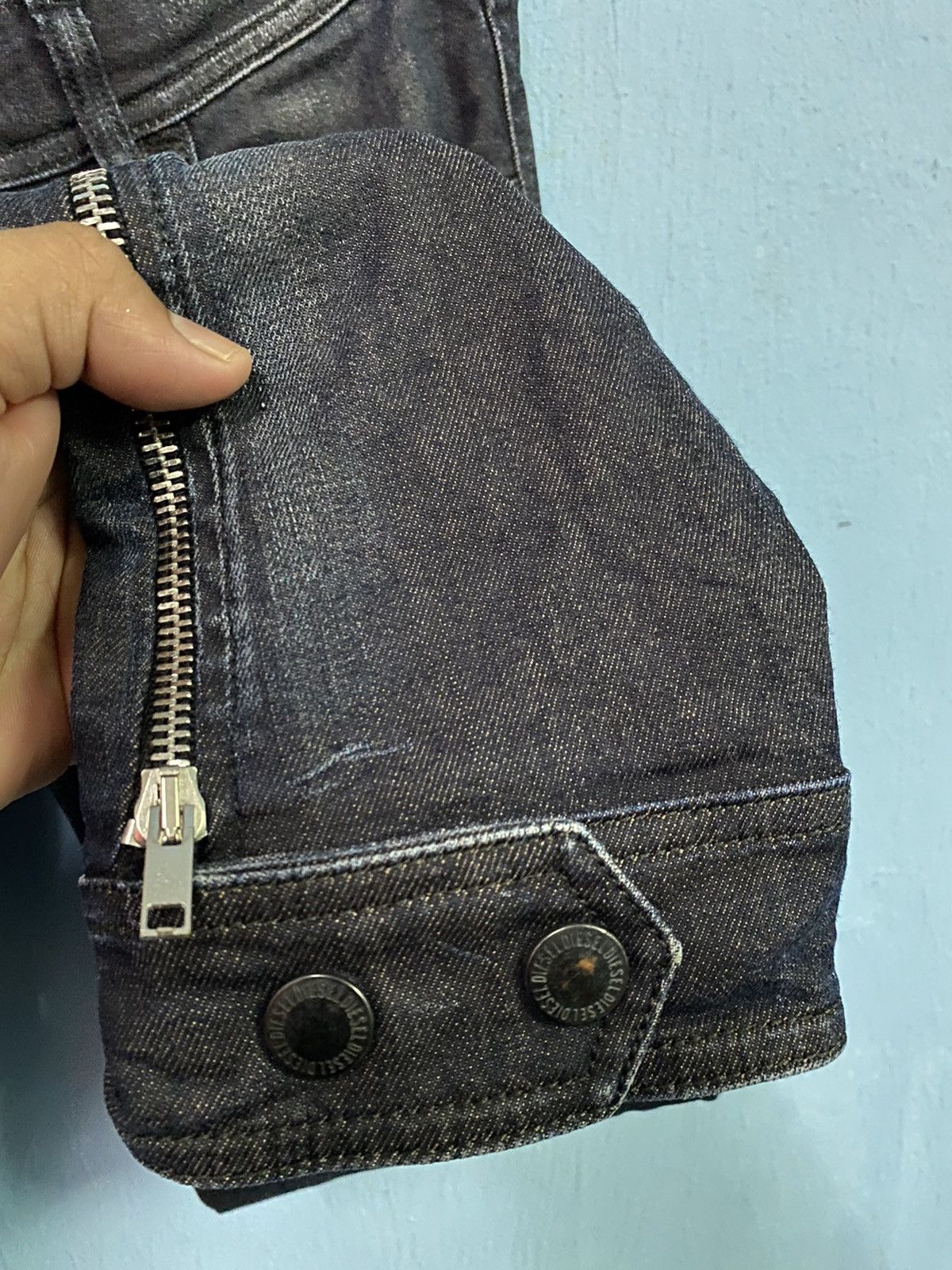 Diesel DIESEL Women Multizipper Punk Style Jeans Size 29" - 4 Thumbnail