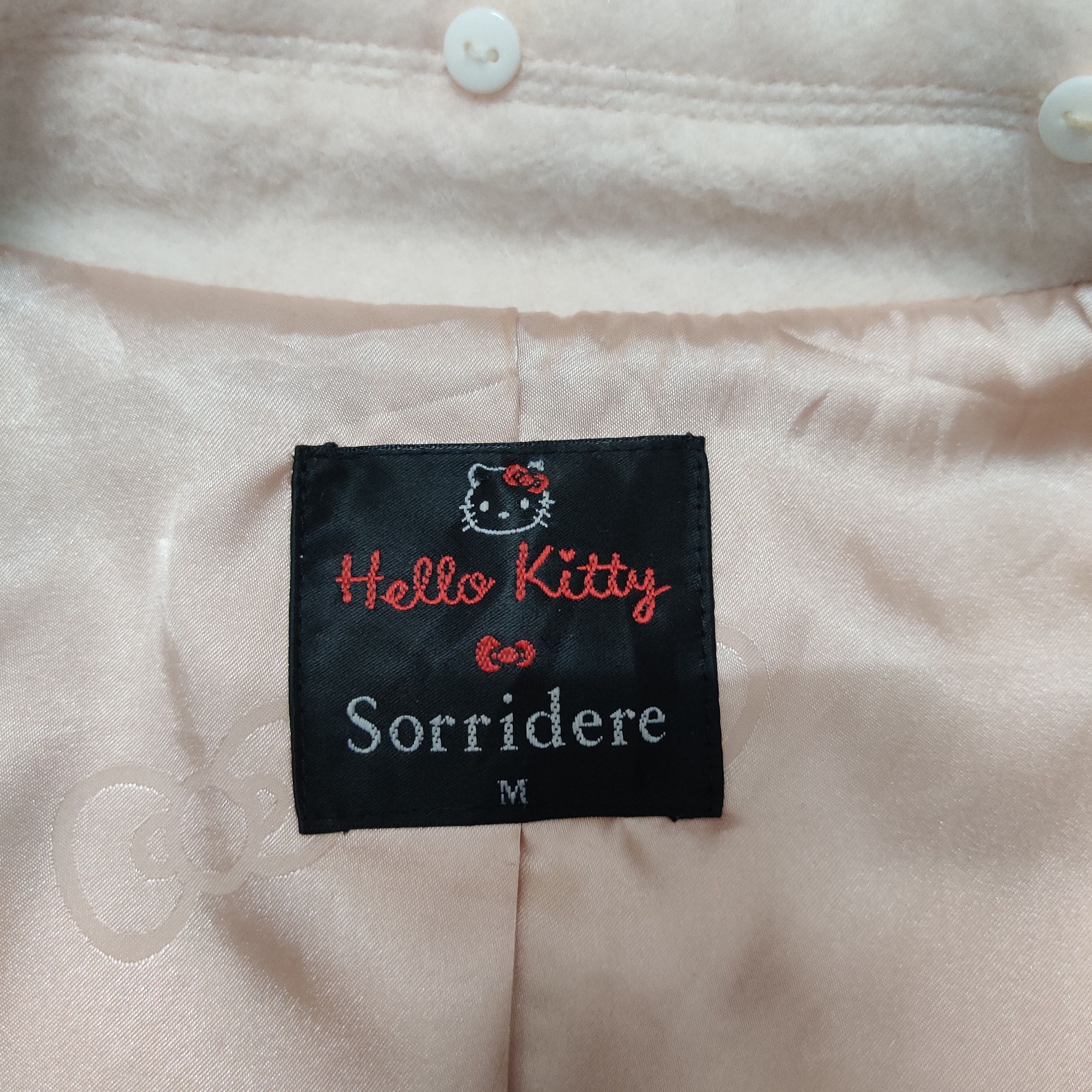 Anime Vintage Sanrio Hello Kitty x Sorridere Duffle Coat Pink Size M / US 6-8 / IT 42-44 - 8 Thumbnail