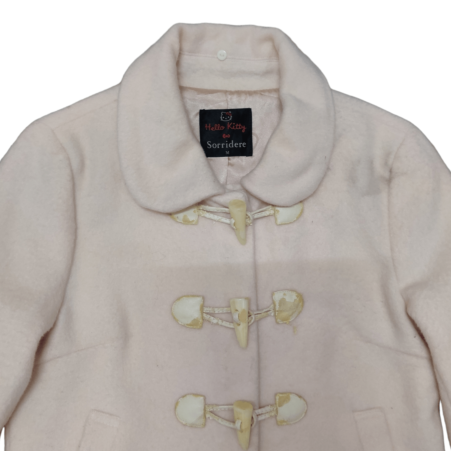 Anime Vintage Sanrio Hello Kitty x Sorridere Duffle Coat Pink Size M / US 6-8 / IT 42-44 - 2 Thumbnail