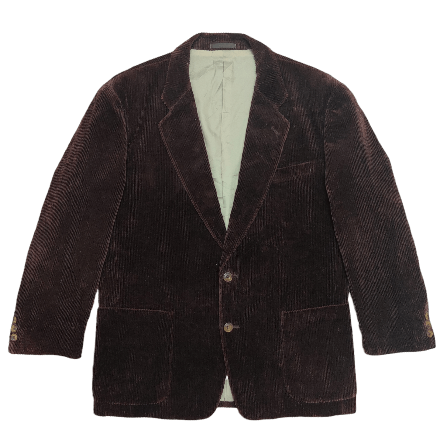 Burberry Vintage Burberry Corduroy Blazer Jacket Size US M / EU 48-50 / 2 - 1 Thumbnail