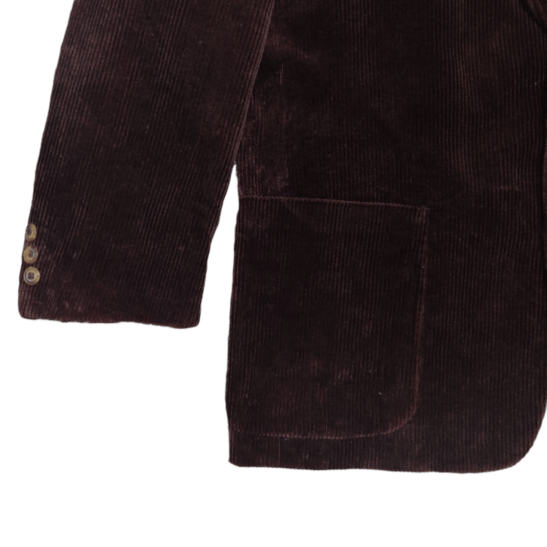 Burberry Vintage Burberry Corduroy Blazer Jacket Size US M / EU 48-50 / 2 - 2 Thumbnail