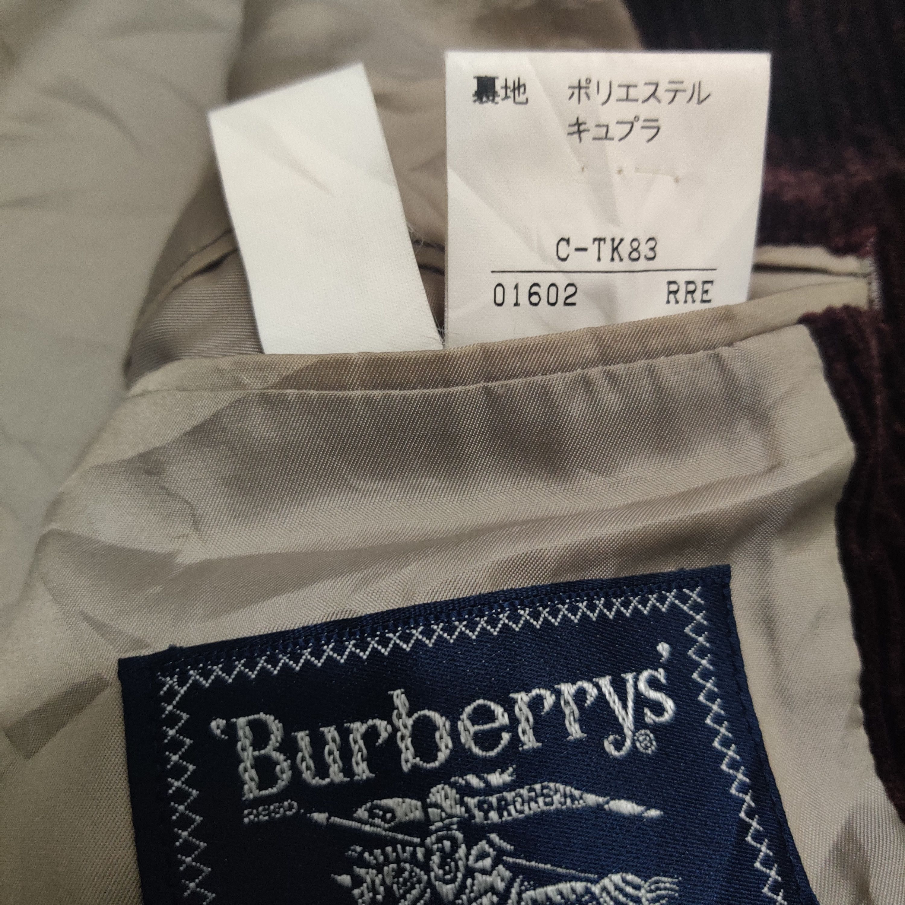Burberry Vintage Burberry Corduroy Blazer Jacket Size US M / EU 48-50 / 2 - 8 Thumbnail