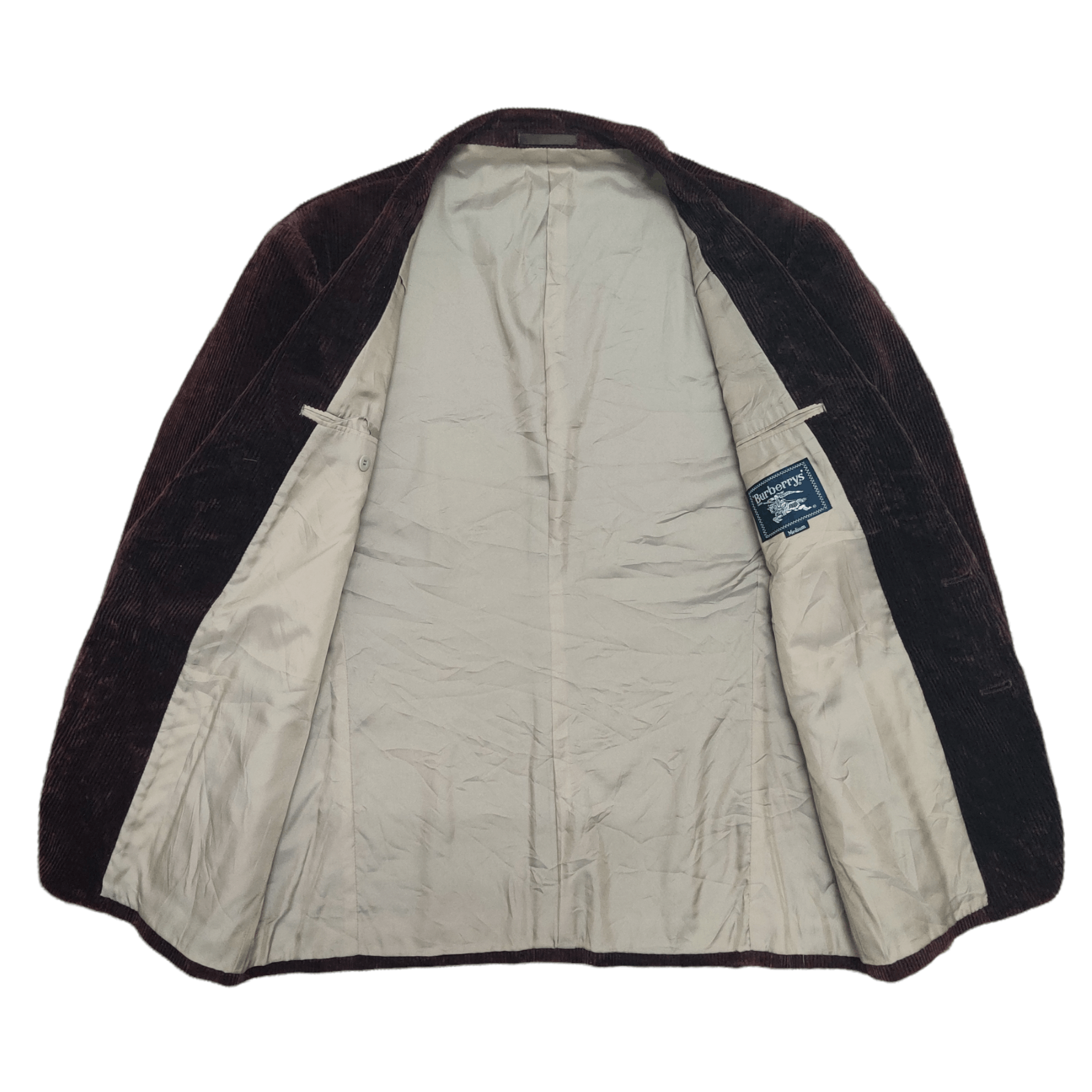 Burberry Vintage Burberry Corduroy Blazer Jacket Size US M / EU 48-50 / 2 - 5 Thumbnail