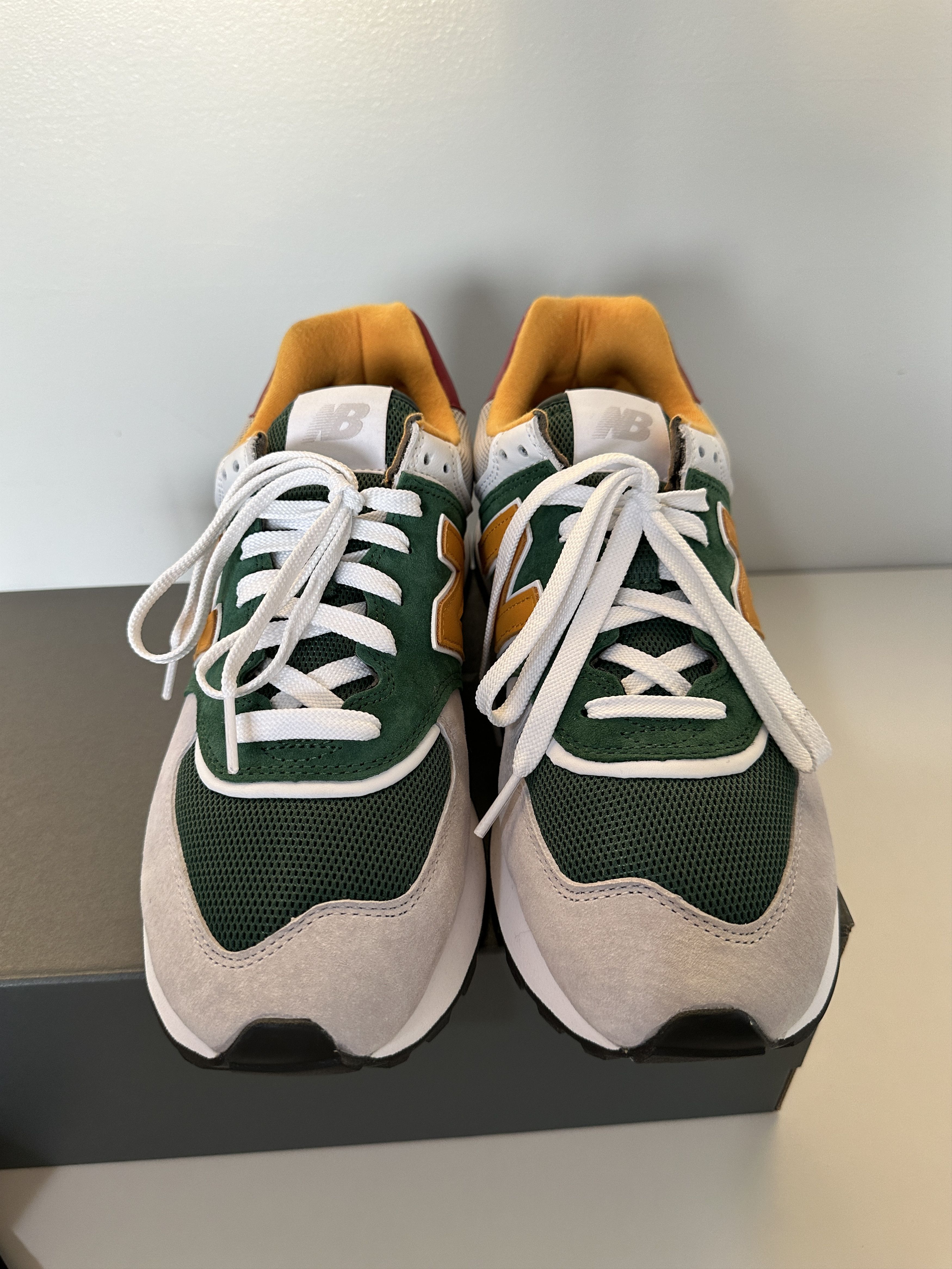 Junya Watanabe × New Balance Junya Watanabe New Balance 574 Green Shoes 10 Size US 10 / EU 43 - 7 Thumbnail