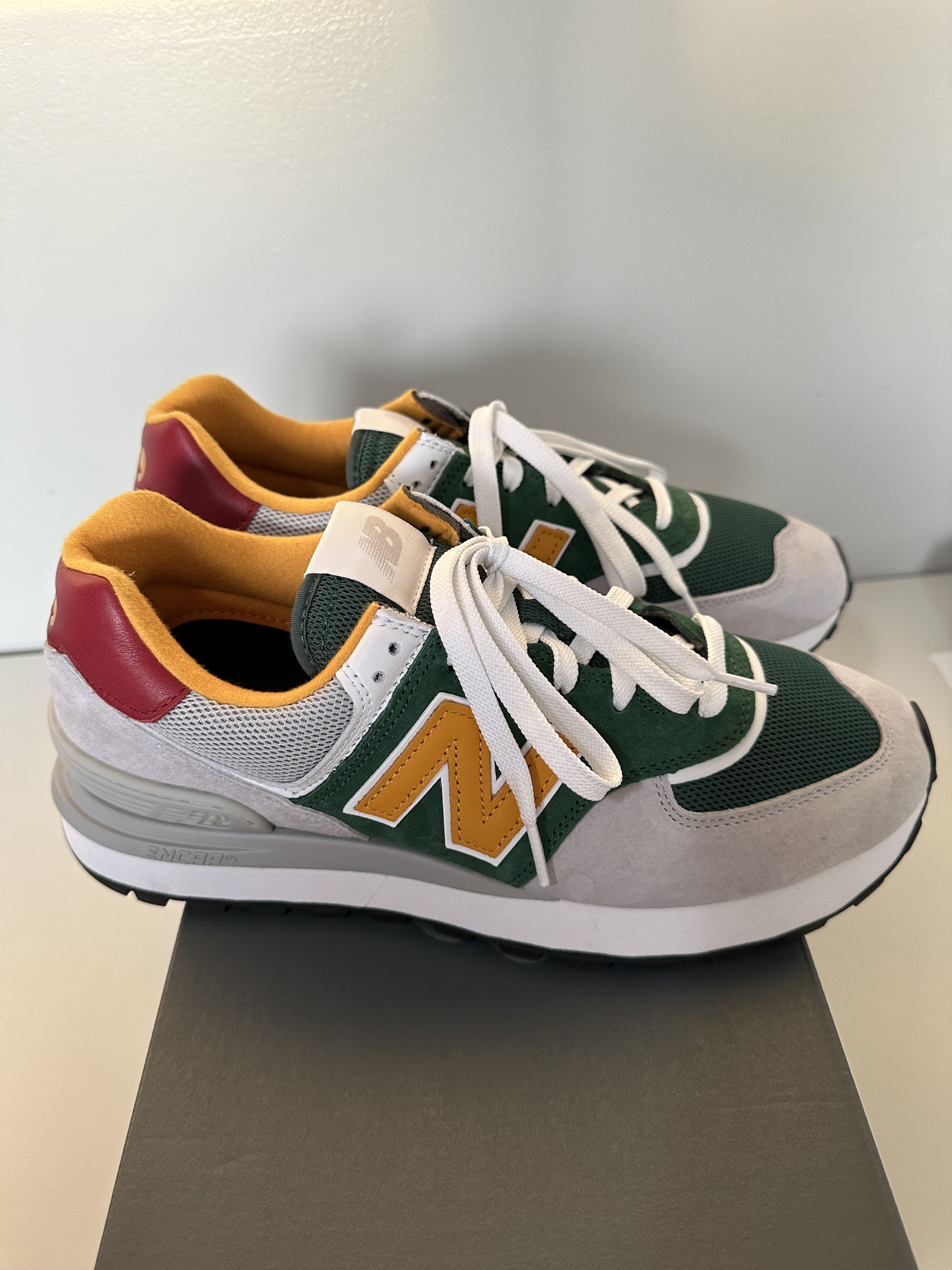 Junya Watanabe × New Balance Junya Watanabe New Balance 574 Green Shoes 10 Size US 10 / EU 43 - 6 Thumbnail