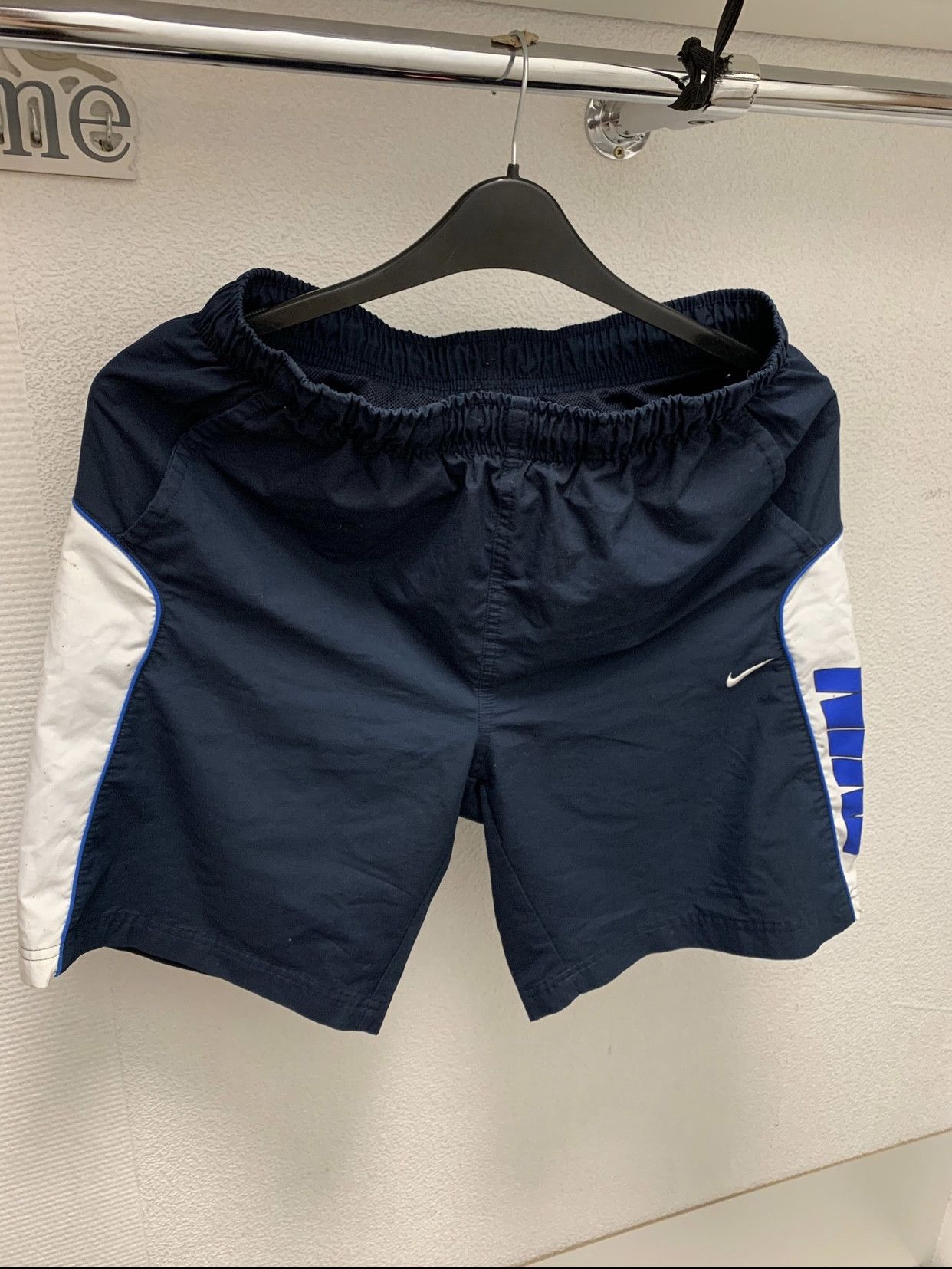 Vintage Nike vintage big logo shorts M size 32 Size US 32 / EU 48 - 1 Thumbnail