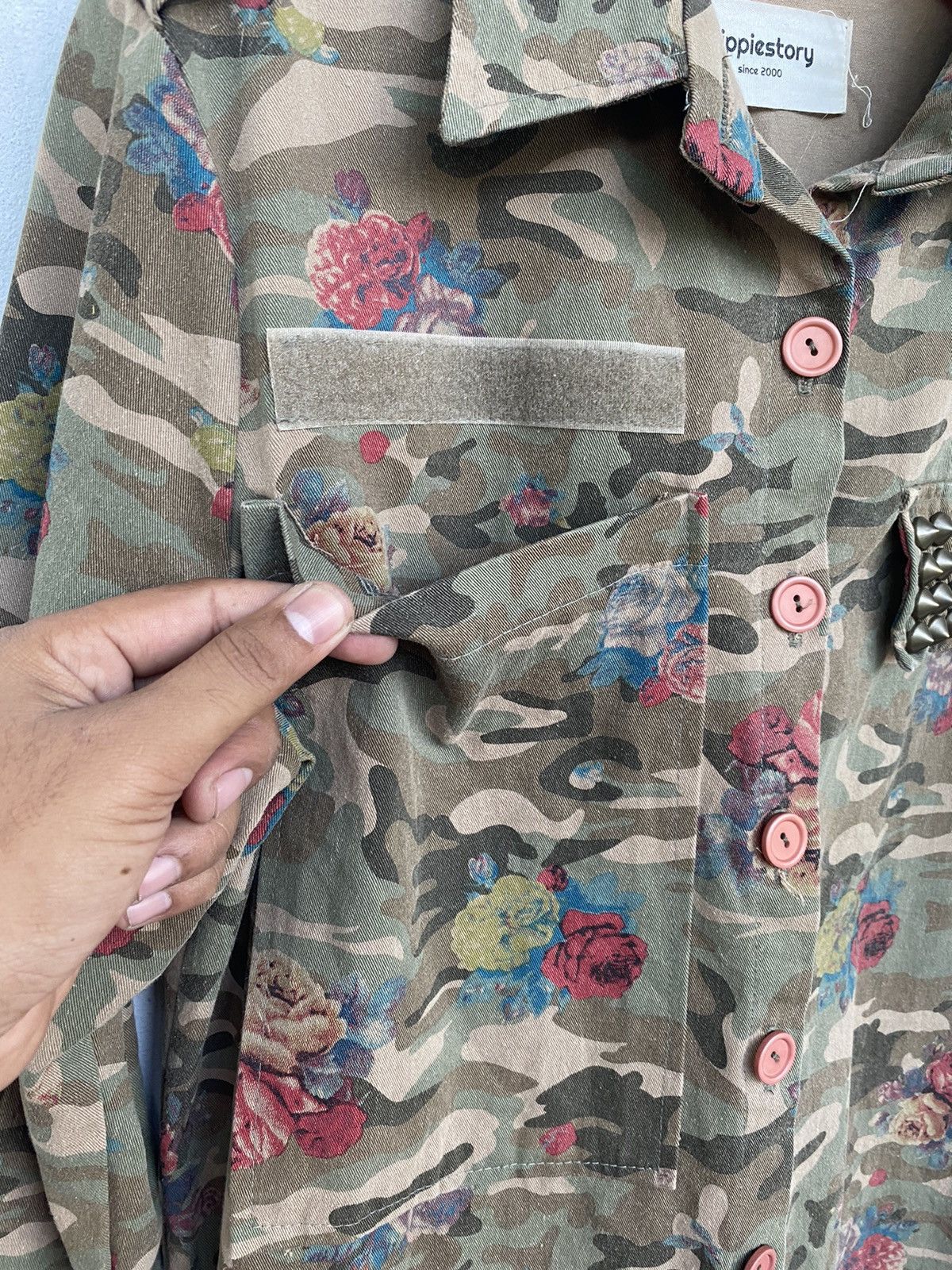 Other Hippiestory Camo Flower Nice Design Military Shirt Size US M / EU 48-50 / 2 - 7 Thumbnail