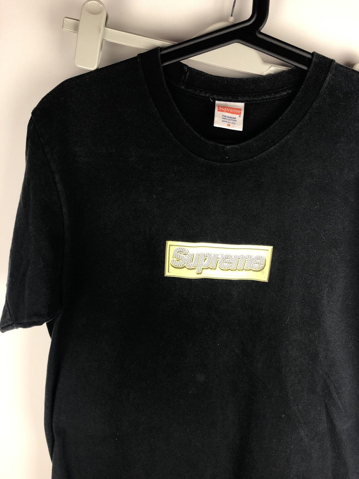 Supreme bling box logo tee Size US M / EU 48-50 / 2 - 2 Thumbnail