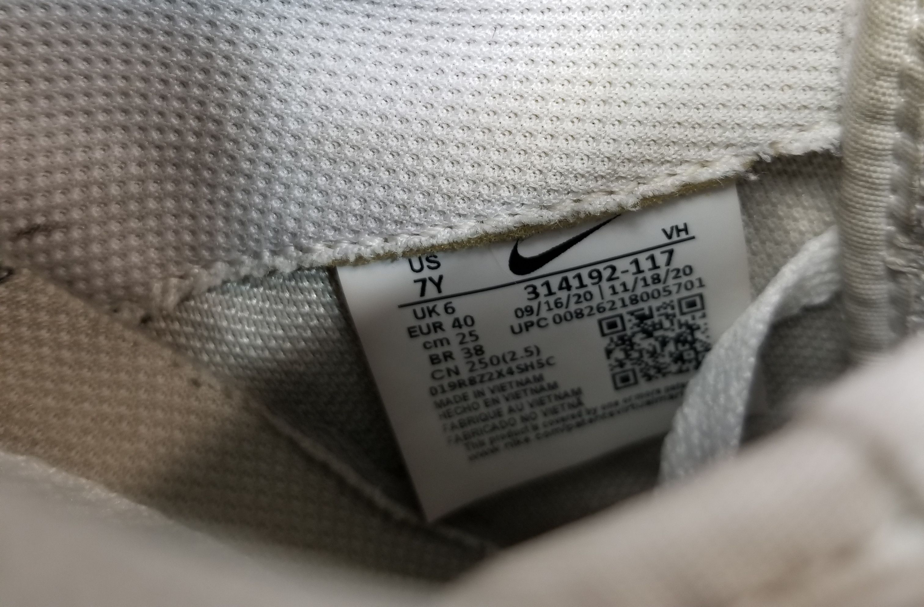 Nike × Vintage Nike Air Force 1 AF1 Low 07 Triple White Sneakers Womens 8.5 Size US 8.5 / IT 38.5 - 10 Thumbnail
