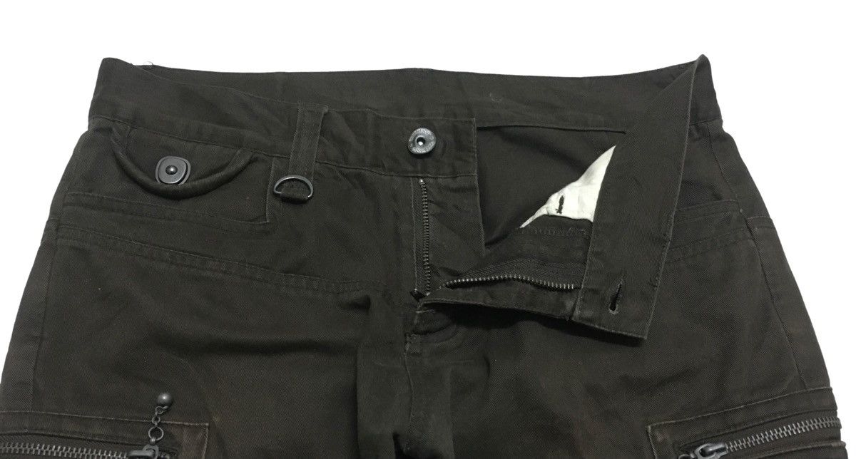 14th Addiction Rare Design Vintage Double Focus Tactical Pocket Pants 1990s Size US 32 / EU 48 - 3 Thumbnail